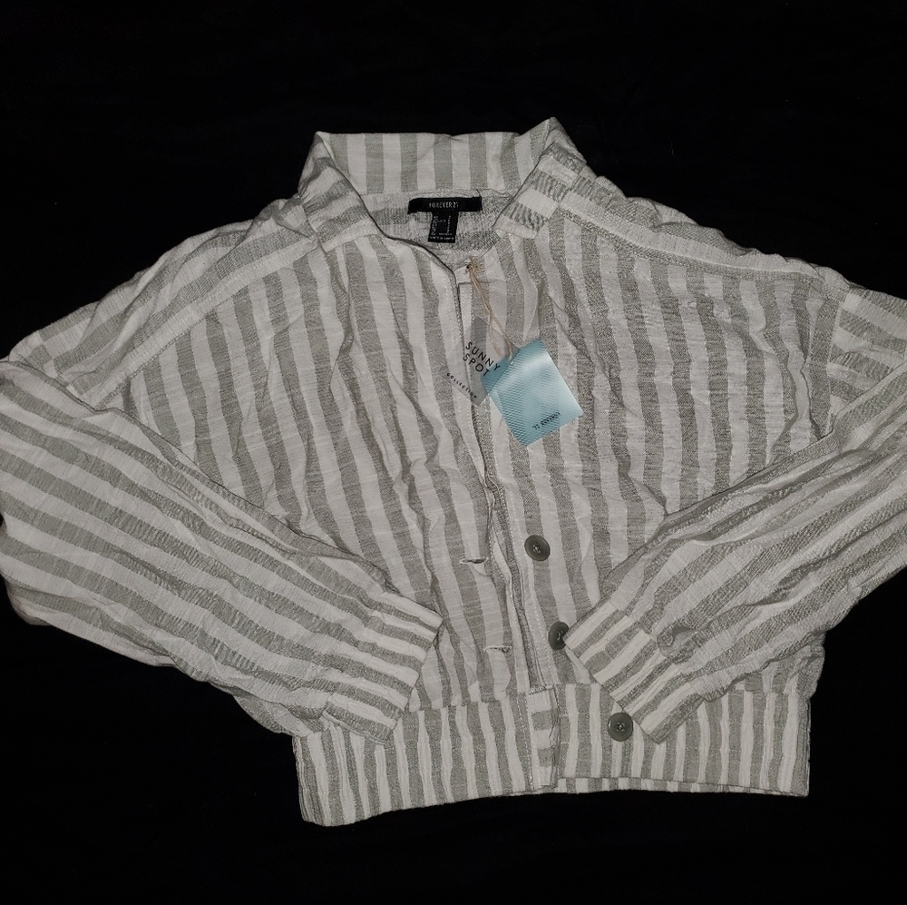 Striped top/cardigan
